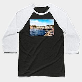 Oban Harbour And Town Baseball T-Shirt